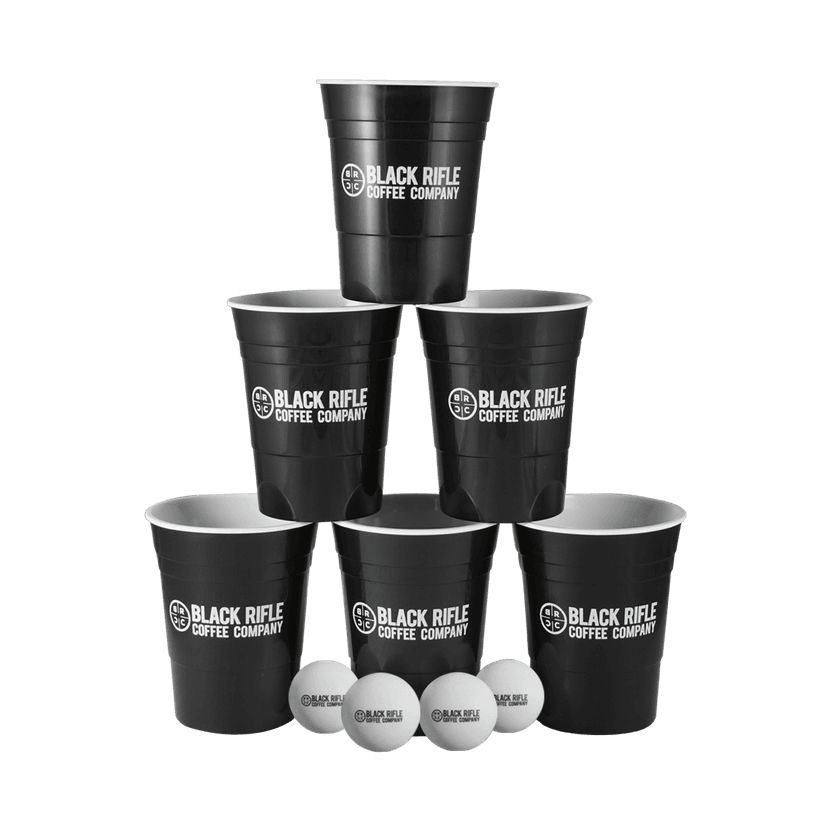 Saturday Night Special (6 Black Party Cups & 4 Ping Pong Balls)