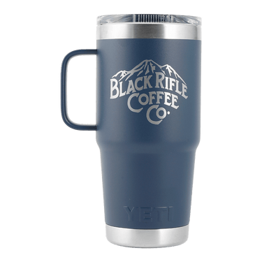 YETI Black Rambler 20 oz Travel Mug