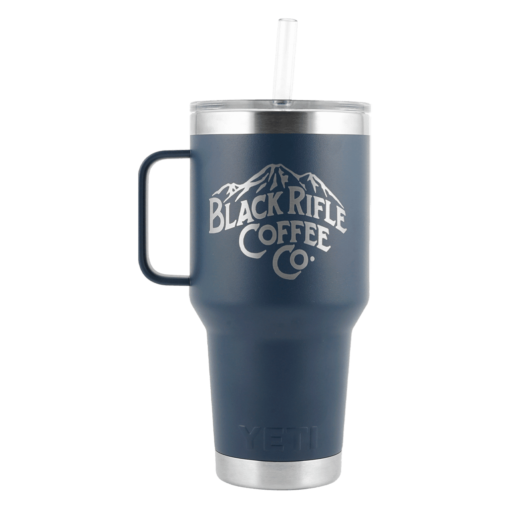 Yeti Company Logo Rambler Water Bottle 18oz / Black | Black Rifle Coffee Company