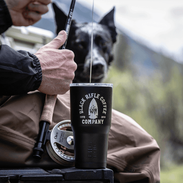 Black Rifle Coffee Company Tumbler Arrowhead 20oz Matte Black Mug