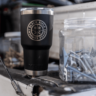 Yeti Company Logo Rambler 30 oz Tumbler – Black Rifle Coffee Company